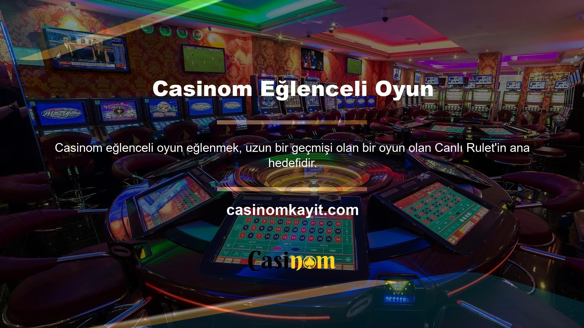 Rulet, uzun zamandır casinolarda oynanan bir oyundur ve şimdi çevrimiçi olarak da mevcuttur